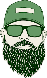 a bearded man with sunglasses and a beard